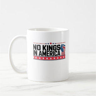 Taza De Café No Kings In America USA Minimal Limpio