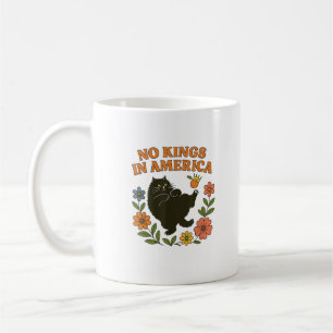 Taza De Café No Kings In America We The People Retro para niña