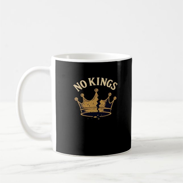Taza De Café No Kings Minimal Limpio (Izquierda)