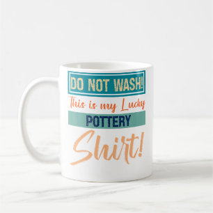 Taza De Café No Lavar Esta Es Mi Camiseta De Cerámica Afortunad