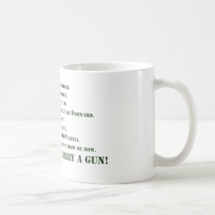 Taza De Café No llevaré un arma