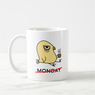 Taza De Café No Lunes Ornitólogo del Ave Temprano
