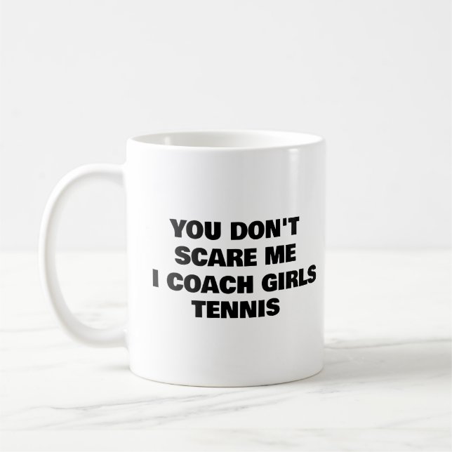 Taza De Café No me asustes, entreno a Chicas en tafetán (Izquierda)