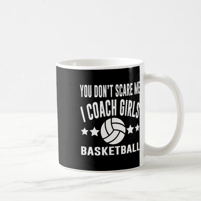 Taza De Café No me asustes entreno Chicas baloncesto (Derecha)