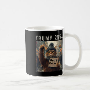 Taza De Café No me comas gatos para Trump 2024