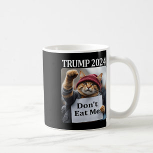 Taza De Café No me comas gatos para Trump 2024