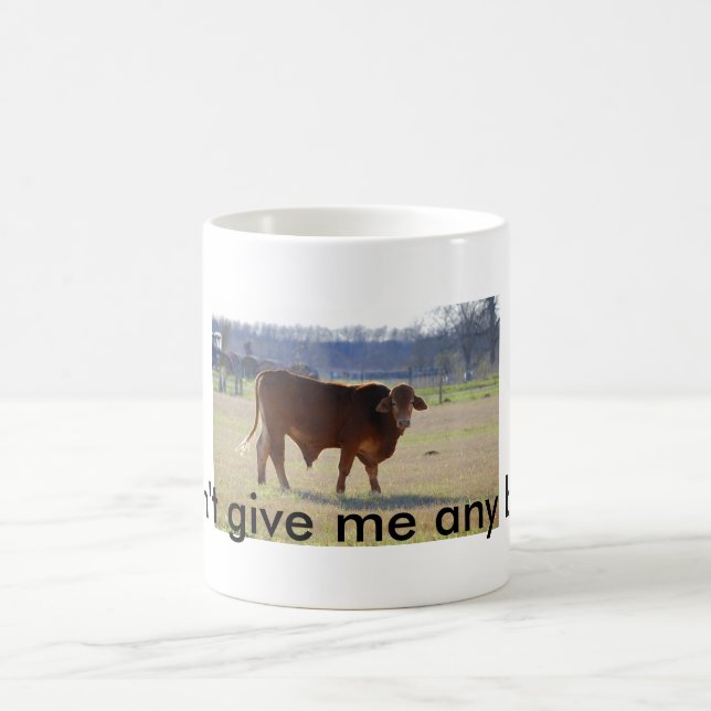 Taza De Café ¡No me des ningún toro! (Centro)