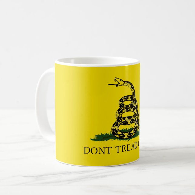 Taza De Café No me enseñes la bandera de Gadsden (Anverso izquierdo)