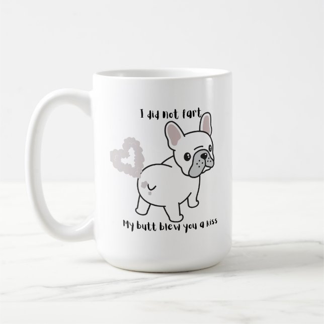 Taza De Café No me fastidio la mug de Frenchie (Izquierda)