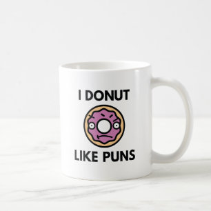 Taza De Café No Me Gustan Los Chistes De Donas
