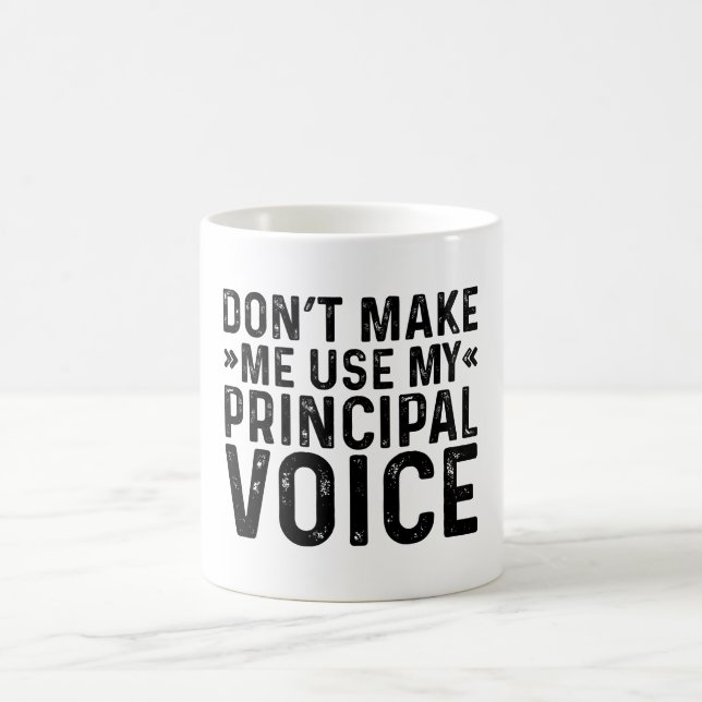 Taza De Café No me hagas usar mi voz principal (Centro)