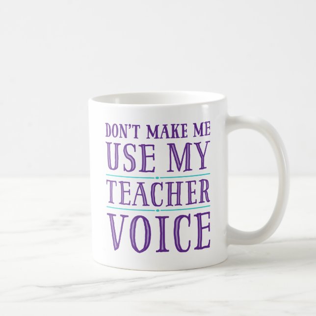 Taza De Café No me hagas usar mis canciones de voz para profeso (Derecha)