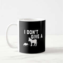 Taza De Café No me importa un regalo de rata, chiste divertido
