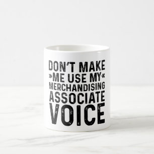 Taza De Café No me obligue a usar mi voz asociada comercial