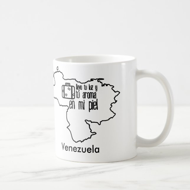 Taza De Café No me olvides Venezuela (Derecha)
