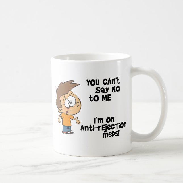Taza De Café No me puedes decir que no - con el personalizado (Derecha)