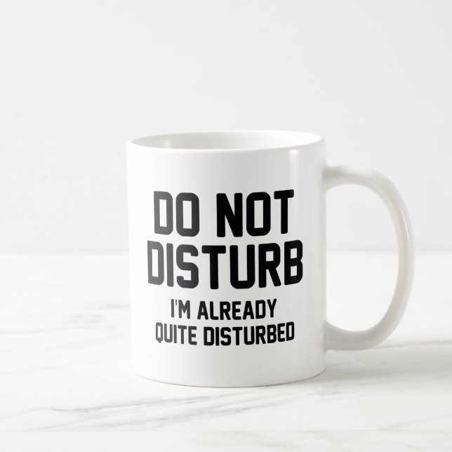 Taza De Café No molestar (Derecha)