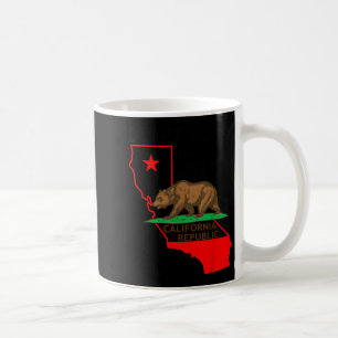 Taza De Café No moleste el diseño de la república de Bear Calif