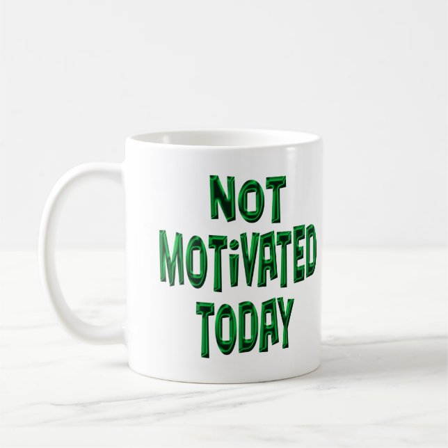 Taza De Café No motivado (Izquierda)