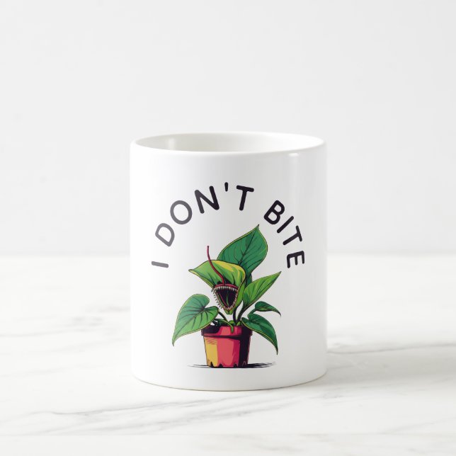 Taza De Café No Muerdo Diva Venus Flytrap Divertida (Centro)