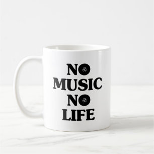 TAZA DE CAFÉ NO MÚSICA NO VIDA