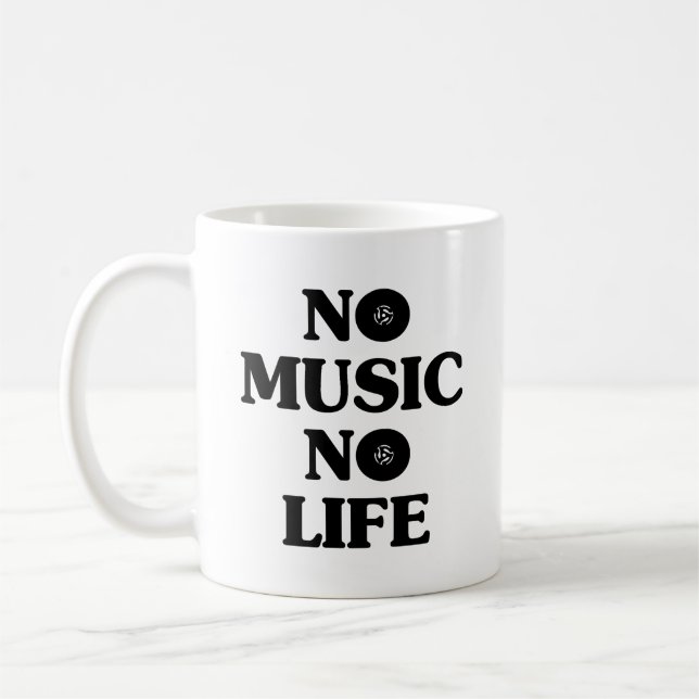 TAZA DE CAFÉ NO MÚSICA NO VIDA (Izquierda)