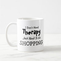 No necesitas terapia sólo vete de compras cumpleañ