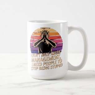 Taza De Café No Necesito Manejo de la Ira