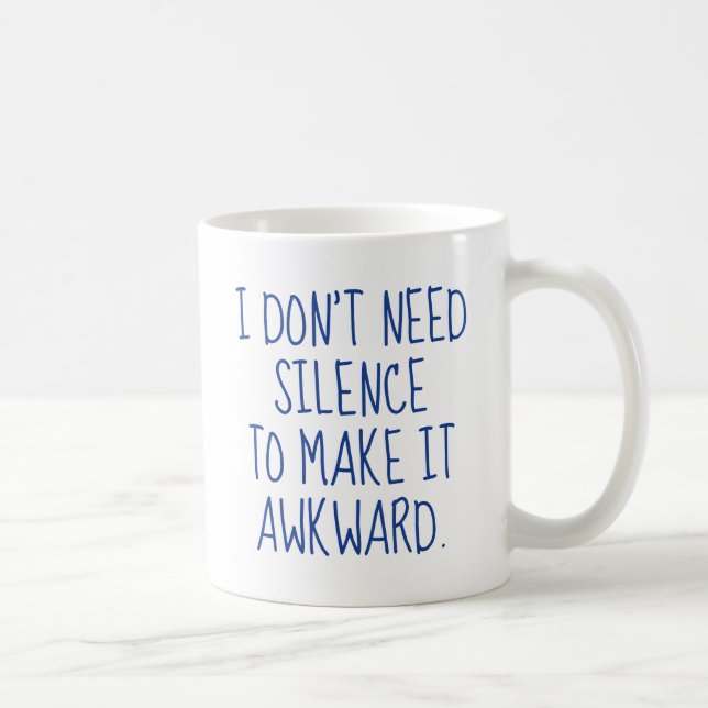 Taza De Café No necesito silencio (Derecha)