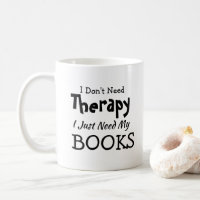 No necesito terapia sólo mis libros Navidad cumple