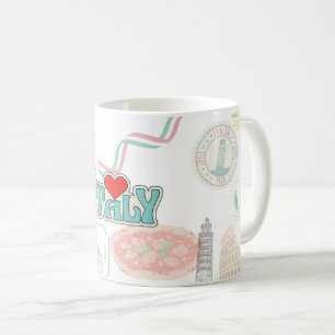 Taza De Café No necesito terapia, solo necesito viajar a Italia