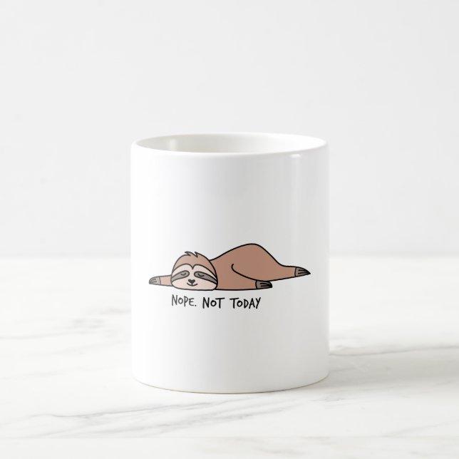 Taza De Café No. No hoy, perezoso perezoso (Centro)