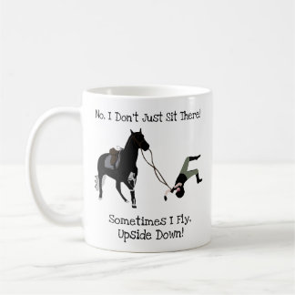 Taza De Café No, no me quedo ahí sentado, divertido caballo ecu