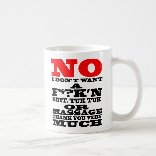 TAZA DE CAFÉ NO, NO QUIERO UN JURAMENTO, TUK O... (Derecha)