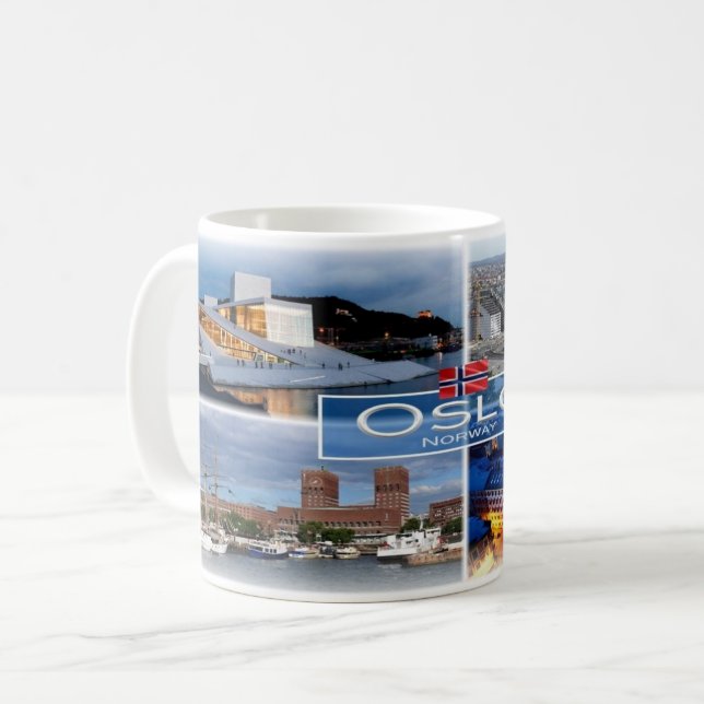 Taza De Café No Noruega -Oslo- (Anverso izquierdo)
