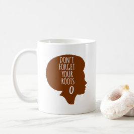 Taza De Café No olviden sus raíces afroamericanas