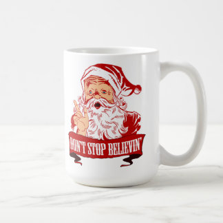 Taza De Café No pare el creer en Santa