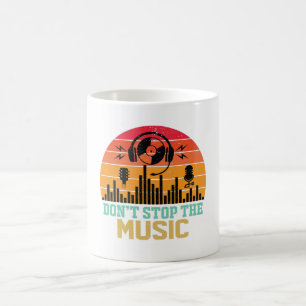 Taza de café No pares la música
