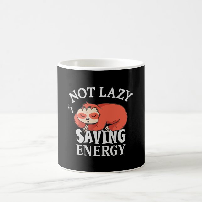 Taza De Café No perezoso, ahorrando energía (Centro)
