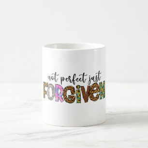 Taza De Café No perfecto, solo perdonado