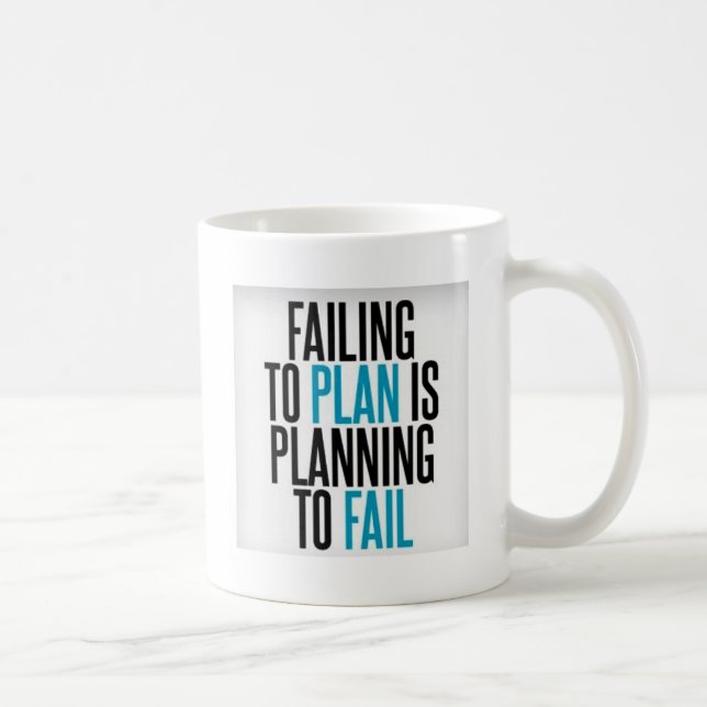 Taza De Café No planee fallar (Derecha)