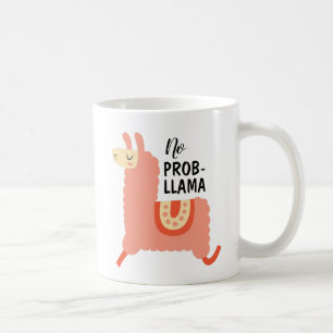 Taza De Café No Prob-Llama, Café De Llama Cute Mug, Café Mug