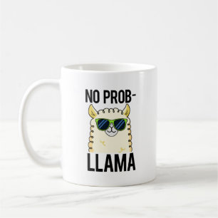 Taza De Café No-Prob-Llama Graciosa Guay Llama Pun
