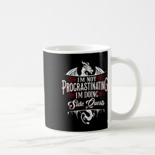 Taza De Café No Procrastinando Misiones Secundarias Divertido J