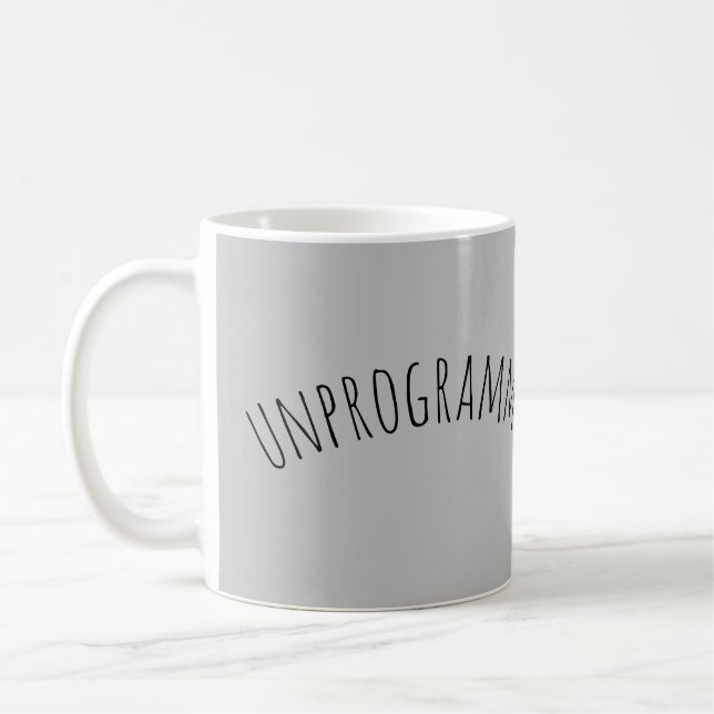 Taza De Café no programado (Cuáquero) con persona (Izquierda)