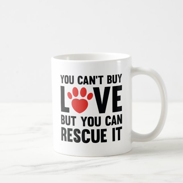 Taza De Café No puedes comprar amor (Derecha)