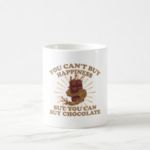 Taza De Café No puedes comprar felicidad pero puedes comprar ch