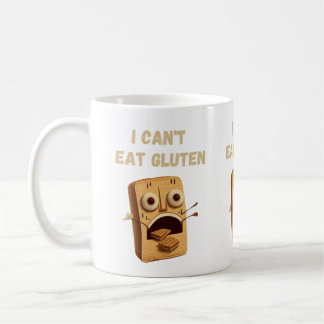 Taza De Café No puedo comer Gluten