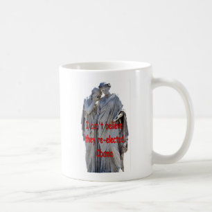 TAZA DE CAFÉ NO PUEDO CREER QUE REELIGIERAN A OBAMA