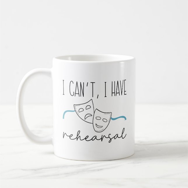 Taza De Café No puedo ensayar (Izquierda)